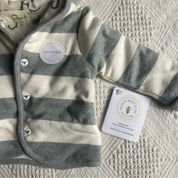 Large Burt’s Bees Baby Bundle Size 3-6 & 6-9 months NWT - Picture 6 of 10